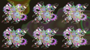 Elle boyanmış suluboya resim çizimleri, çiçekler ve bitkiler. Gri renkli çiçekler.