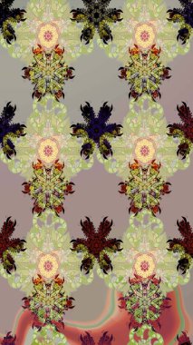 Üzerinde gri renkte çiçekler olan bir çiçek deseni çiz. Suluboya tarzında gri renkte çiçekler.