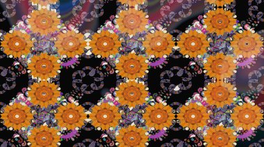 Tatil havası. Raster güzel bir çiçek deseni çizmiş. Nazik romantik baskı. Bahar mevsimi.