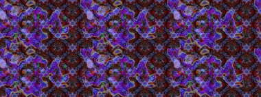 Renkli Bahar Teması eskiz kalıbı. Düz Çiçek Elementleri Tasarımı. Süslü kumaş deseni. Raster illüstrasyonunda çiçek deseni çizimi.