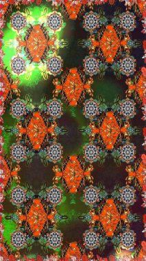 Tişörtsüz arka plan deseni. Tropik çiçekler. Kahverengi ve gri renkte çiçekler.