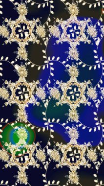 Raster illüstrasyonu. Küçük çaplı çiçeklerdeki basit şirin desenler. Tekstil veya kitap kapakları, imalat, duvar kağıtları, baskı, hediye paketi ve yapıştırma kitabı için çiçek eskiz geçmişi.