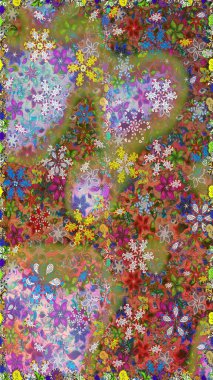 Raster resim. Küçük ölçekli çiçek basit şirin desende. Çiçek sorunsuz arka plan Tekstil veya kitap kapakları, üretim, duvar kağıdı, baskı, hediye paketi ve scrapbooking.