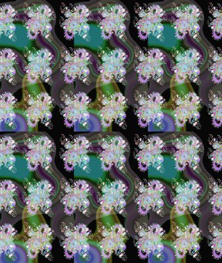 Ev dekoru. Paisley el çizimi elementler. Fantezi çiçekli eskiz deseni, doğal duvar kağıdı, çiçek desenli kıvrımlı illüstrasyon.