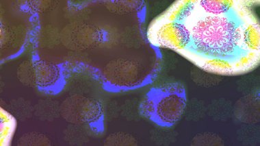 Raster suluboya çiçek deseni, narin çiçekler, kahverengi çiçekler, tebrik kartı şablonu. Raster Güzel kumaş deseni.