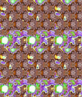 Raster illüstrasyonu. Güzel kumaş deseni. Bahar çiçekli güzel bir çiçek deseni..