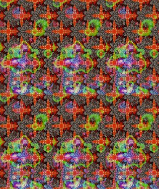 Raster düz çiçek çizim deseni. Kahverengi renkli çiçekler. Tasarım hediye paketi, tebrik kartları, posterler ve afiş tasarımı.