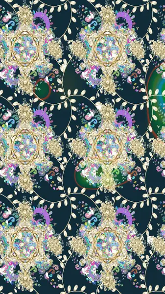 Taslak süsleme izi. Sınır Kızılderili çiçekli paisley patten. Etnik Mandala havlusu. Tebrik kartı geçmişi, boyama kitabı, arkaplan ve tekstil için kullanılabilir. Raster Henna tarzı.