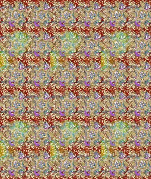 Bej renkli çiçekler. Raster illüstrasyonunda çiçek deseni çizimi.