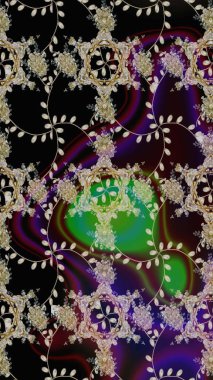 El çizimi Raster çizimi. Çizim çiçek deseni duvar kağıdı, web sitesi arka planı, ambalaj kağıdı, davetiye, broşür, afiş veya web sitesi için kullanılabilir. Karalama elementleri.