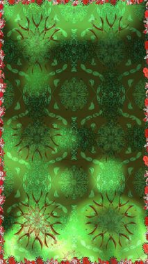 Raster. Eski usul. Tomurcukları çiçek olan sevimli bir çiçek deseni. Kumaş, tekstil, duvar kağıdı baskısı için. Kusursuz bir geçmişi var. Raster illüstrasyonu.