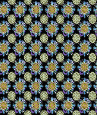 Suluboya etkisi. Organik elementler. Raster deseni. Botanik çizim deseni.