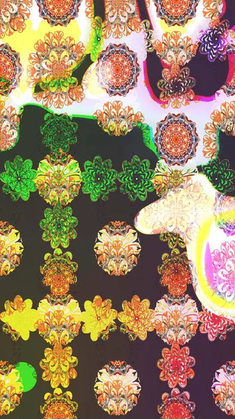 Kahverengi renkli çiçekler. Gömlek, arka plan modelini çiz. Tropik çiçekler.