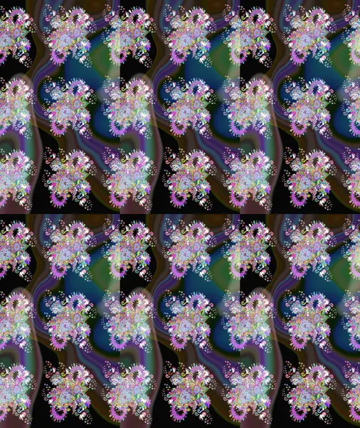 Mavi renkte güzel çiçekli eskiz deseni, suluboya çiçek deseni, duvar kağıdı, kart ya da kumaş için fayanslı. Raster..