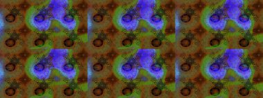 Raster düz çiçek çizim deseni. Kahverengi renkli çiçekler. Tasarım hediye paketi, tebrik kartları, posterler ve afiş tasarımı.