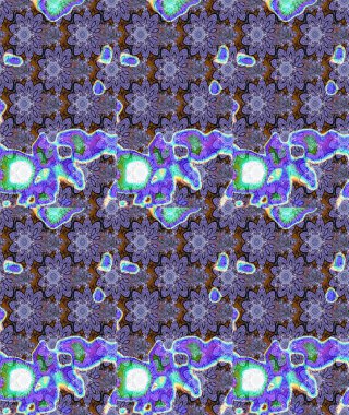 Renkli Bahar Teması eskiz kalıbı. Taslak desenli, modaya uygun kumaş deseni. Düz Çiçek Elementleri Tasarımı. Raster illüstrasyonu. Şirin çiçek elementleri..