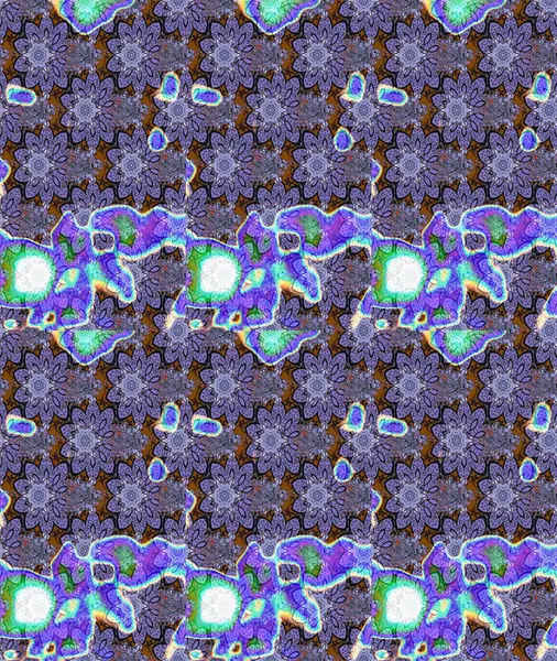 Renkli Bahar Teması eskiz kalıbı. Taslak desenli, modaya uygun kumaş deseni. Düz Çiçek Elementleri Tasarımı. Raster illüstrasyonu. Şirin çiçek elementleri..