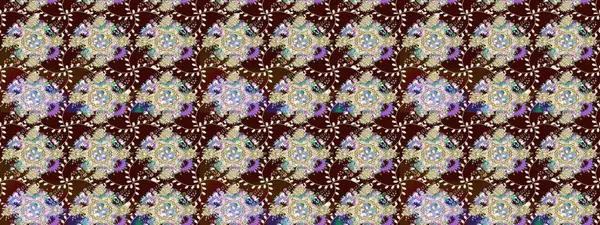 Çiçekli el çizimi çizimi deseni. Modern gelişim kahverengi raster arka plan duvar kâğıdı illüstrasyon klasik çizgili iz sürme desenli çiçekler, çiçekli süsler.