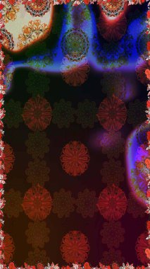 Millefleur 'lar. Tekstil, kumaş, kapaklar, duvar kağıtları, baskı, naylon, yapıştırma, örgü, dekupaj için çiçeksiz arkaplan. Küçük kahverengi ve gri renkte güzel bir besin torbası deseni, çiçekler..