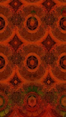 Soyut çiçek çizim kalıbı arka planı. Kahverengi renklerde. Raster deseni. Raster illüstrasyonu. Küçük çiçekte sevimli çiçek deseni var..