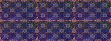 Raster düz çiçekleri pürüzsüz desen. Hediye ambalaj kağıdı, tebrik kartları, posterler ve pankart tasarımı. Mor ve gri renkte çiçekler.