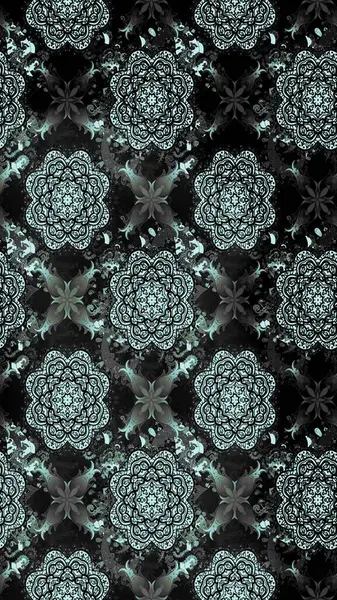 Küçük bir çiçekte eskiz deseni. Hoş bir çiçek geçmişi var. Güzel kumaş deseni. Raster illüstrasyonu.