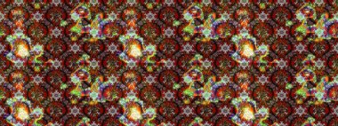 Şirin çiçek elementleri. Raster illüstrasyonu. Taslak desenli, modaya uygun kumaş deseni. Renkli Bahar Teması eskiz kalıbı. Düz Çiçek Elementleri Tasarımı.