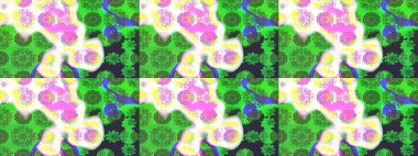 Güzel kumaş deseni. Çiçekler, dallar, bitkiler ve çiçekler. El çizimi. Raster illüstrasyonu.