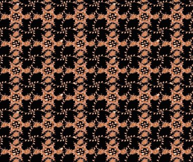 Renkli Bahar Teması eskiz kalıbı. Siyah ve bej renkli çiçekler. Çiçek desenli eskiz, yaz çiçekleri. Düz Çiçek Elementleri Tasarımı.