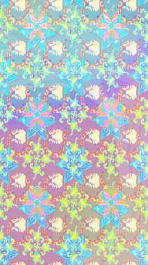 Soyut etnik raster çizim kalıbı. Arkaplan dokusu, duvar kâğıdı, çiçek teması tarafsız renklerde. Kabile sanatı boho baskısı, klasik çiçek arkaplanı.