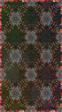 Suluboya desensiz çiçek buketi. Ton halinde. Çiçeğin suluboya çizimlerinin mükemmel deseni. Dekorasyon ve tasarım için güzel bir desen. Moda yazdırma.