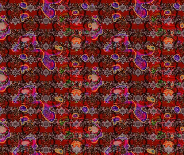 Kırmızı renkte çiçekler. Elle boyanmış suluboya resim çizimi çiçekler ve bitkiler.