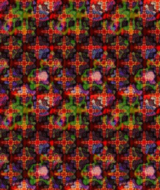 Güzel, parlak, pürüzsüz kumaş, tuval. Kıvırcık, parlak örgü. Eski moda arka plan. Raster illüstrasyonu. Desen, çizim, çiçek sınırı. Çiçeklerin çelengi.