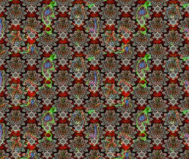 Tarafsız renklerde çiçeklerle çizilmiş çiçek deseni. Suluboya tarzında nötr renkler üzerine çiçekler.