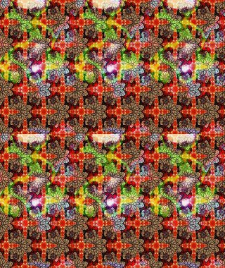 Karşılama ya da düğün geçmişi olarak kullanılabilir. Paket kağıdı için en iyisi. Kırmızı lale çiçekli Raster eskiz deseni. Doğal kozmetik ürünleri, parfüm, çiçekçi dükkanı için bahar ihalesi tasarımı.