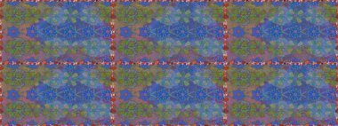 Mavi ve gri renkte çiçekler. Raster illüstrasyonu. Çiçeksiz desenli arka plan, vuruşlar, sıçramalar, yaz çiçekleri..