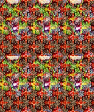 Karşılama ya da düğün geçmişi olarak kullanılabilir. Paket kağıdı için en iyisi. Kırmızı lale çiçekli Raster eskiz deseni. Doğal kozmetik ürünleri, parfüm, çiçekçi dükkanı için bahar ihalesi tasarımı.