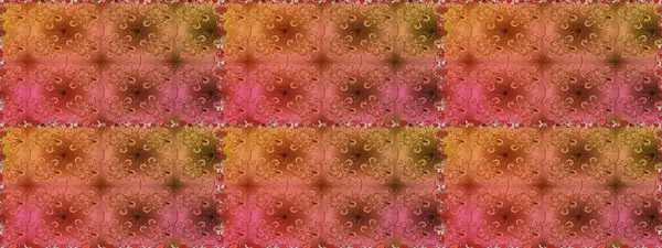 Kahverengi renkli çiçekler. Raster illüstrasyonunda kusursuz çiçek deseni.