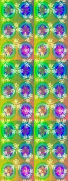 Çiçek desenli eskiz. Yeşil ve mavi renkte çiçekler. Tişört baskısı için çiçek boyama rasteriName.