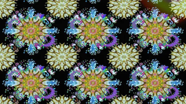 Raster düz çiçekleri pürüzsüz desen. Hediye ambalaj kağıdı, tebrik kartları, posterler ve pankart tasarımı. Siyah ve nötr renkte çiçekler.