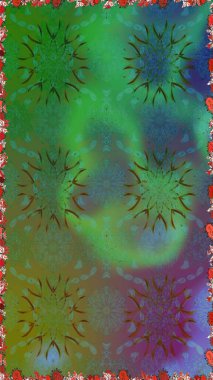 Sınır Hint çiçek Paisley patten. Etnik Mandala havlusu. Raster Kına tarzı. Dikişsiz süs baskı. Kartvizit arka plan tebrik için kullanılabilir, boyama kitabı, fon, tekstil.