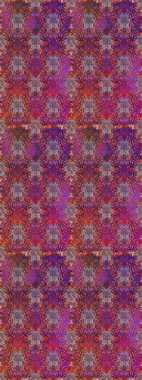 Çiçeksiz desenli arka plan, yaz çiçekleri. Renkli Bahar Temalı Kusursuz Arkaplan. Mor ve kahverengi renkte çiçekler. Düz Çiçek Elementleri Tasarımı.