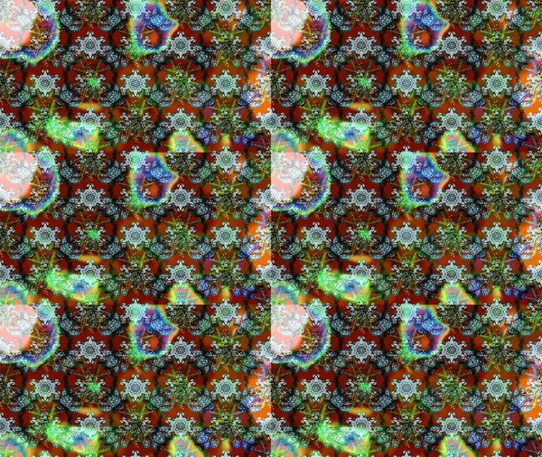 Organik elementler. Suluboya etkisi. Raster deseni. Botanik çizim deseni.