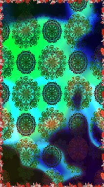 Güzel suluboya çiçek buketi pürüzsüz desen.