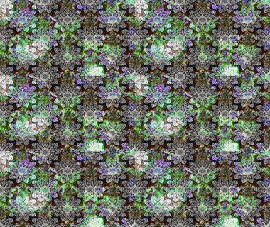 Küçük gri çiçeklerle oldukça eski bir besin torbası deseni. Tekstil, kumaş, kapaklar, duvar kağıtları, baskı, paket, koleksiyon defteri, örgü, dekupaj için çiçek arkaplanı..