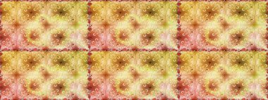 Renkli Bahar Temalı Kusursuz Arkaplan. Düz Çiçek Elementleri Tasarımı. Raster illüstrasyonu. Karalama çiçeği. Güzel kumaş deseni. Zentangle soyut çiçekleri.