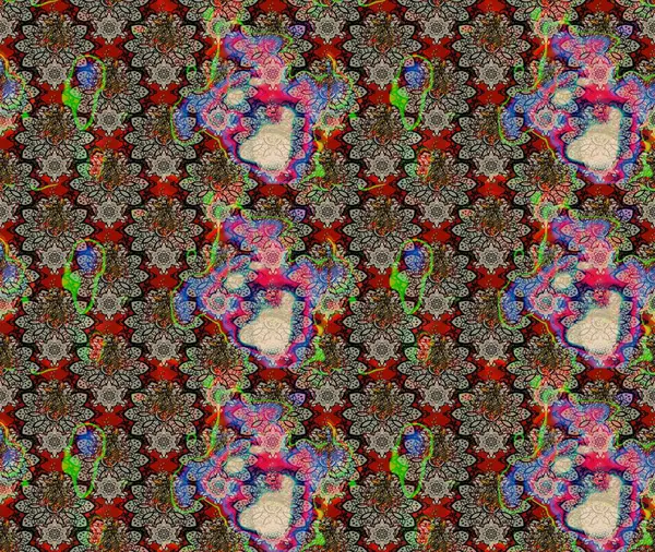 Raster illüstrasyonu. Karalama çiçeği. Düz Çiçek Elementleri Tasarımı. Güzel kumaş deseni. Zentangle soyut çiçekleri. Renkli Bahar Teması çizim şablonu.