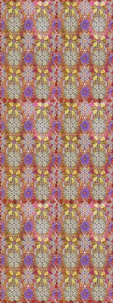 Kusursuz çiçek deseni. Raster illüstrasyonu. Asya tekstil tarzında. Tarafsız ve kahverengi renkte çiçekler. Raster illüstrasyonu.