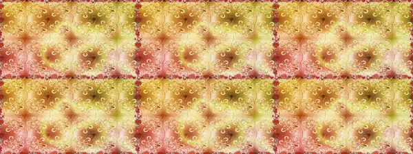 Renkli Bahar Temalı Kusursuz Arkaplan. Düz Çiçek Elementleri Tasarımı. Raster illüstrasyonu. Karalama çiçeği. Güzel kumaş deseni. Zentangle soyut çiçekleri.