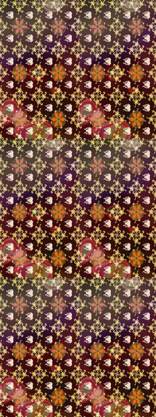 Kahverengi renklerde bahar çiçekleri. Yaprak ve çiçeklerin suluboya resimleri, kahverengi renklerdeki çizimler. Raster illüstrasyonu.